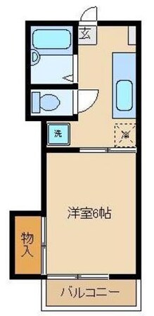 ジュネス大泉の物件間取画像